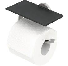 Toilettenpapierhalter TIGER Noon mit Ablage Edelstahl gebürstet