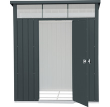 Gartenhaus DURAMAX Palladium 6x5 198,6 x 196,5 cm anthrazit