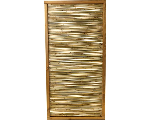 Teilelement Bambus geschlossen im Rahmen 90 x 180 cm-0