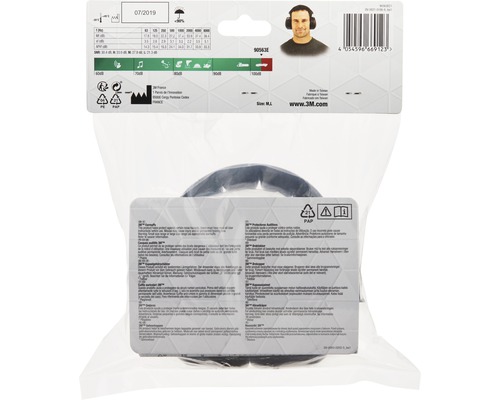 3M Logo Gehörschutzkapsel in transparenter Verpackung