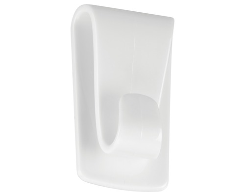 Einzelner, selbstklebender Universalhaken aus Kunststoff