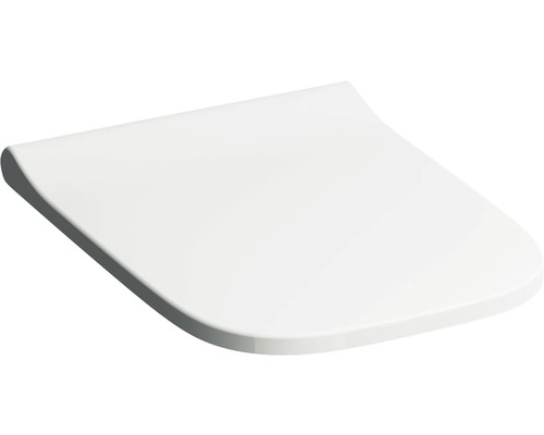 GEBERIT WC-Sitz Smyle Square weiß Antibakteriell mit Absenkautomatik 500687011 Toilettensitz aus Kunststoff