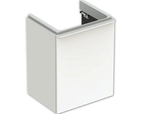 GEBERIT Waschtischunterschrank Smyle Square Türanschlag links für Handwaschbecken 49,2 cm weiß 500.364.00.1