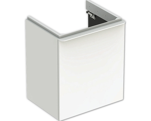 GEBERIT Waschtischunterschrank Smyle Square Türanschlag links 53,6 cm weiß 500.366.00.1