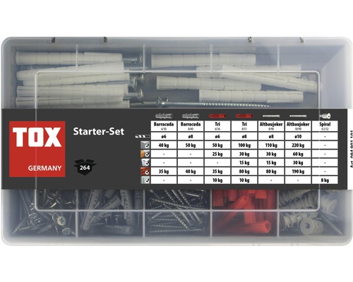 Sortimentsbox Tox Starter-Set 264 Teile 094901101