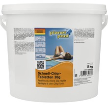 Eimer mit schnelllöslichen Chlor Tabletten 20 g