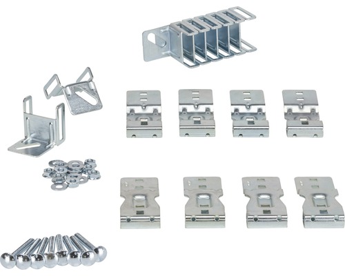 Spezialanker Set ARON für Basic Automatik-Garagen-Sectionaltor 42 (Pack = 8 Stück) Set aus Installationsmaterialien und Befestigungselementen