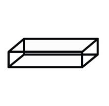 Regal Sanox schwarz BxHxT 100 x 20 x 44,8 cm