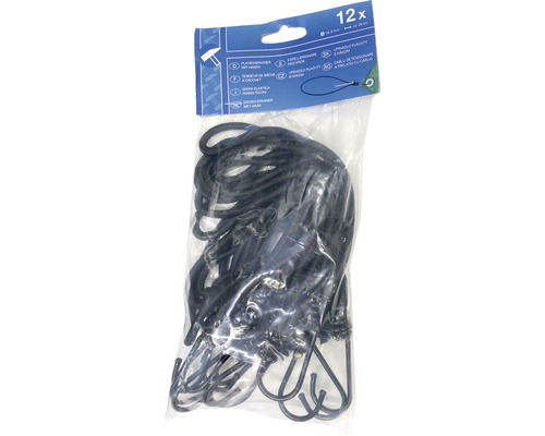 Planenspanner Set mit Haken, 12 Stück