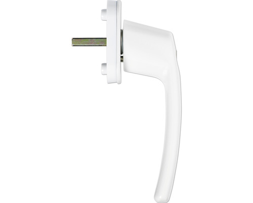 Weißer Fenstergriff