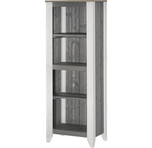 Gartenschrank/Outdoorküche Konsta Typ 561 Hochschrank 60 x 40 x 160 cm hellgrau-creme