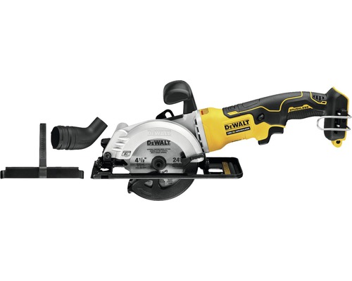 DeWalt Akku-Handkreissäge mit Staubabsaugung und Parallelanschlag