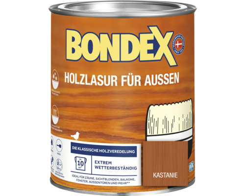 BONDEX Holzlasur kastanie 750 ml