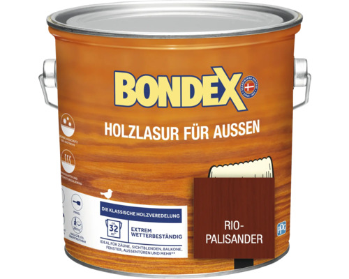 BONDEX Holzlasur rio palisander 2,5 l