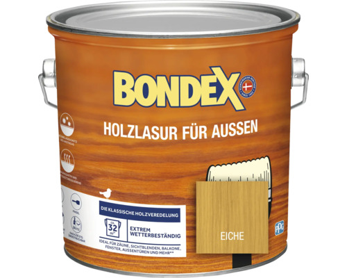 BONDEX Holzlasur eiche 2,5 l