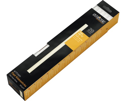 Steinel Klebesticks 300mm FAST Spezialklebstoff 600 g 20 Stück Packung Steinel Klebesticks, elf Millimeter Durchmesser