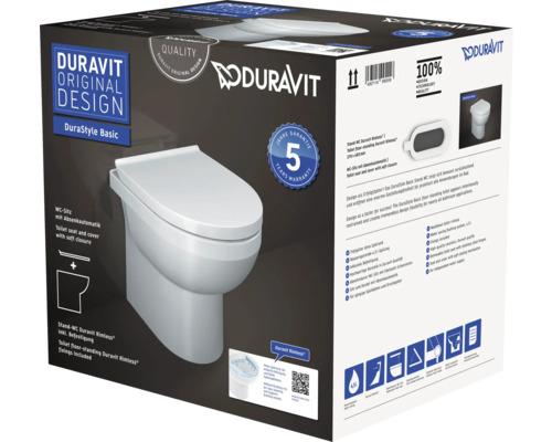 Duravit DuraStyle Basic Stand-WC Set im Karton