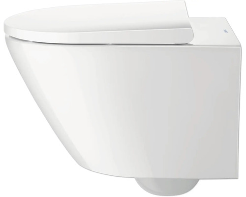 Wandhängendes WC mit geschlossenem Spülrand und WC Sitz