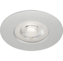 LED Einbauleuchte dimmbar IP44 5W 460 lm 3000 K chrom/matt Ø 9/6,8 cm 230V