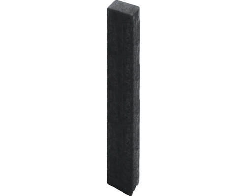 Schwarzer Türstopper aus Gummi