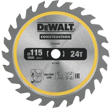DeWalt Sägeblatt, 115 mm Durchmesser, 24 Zähne