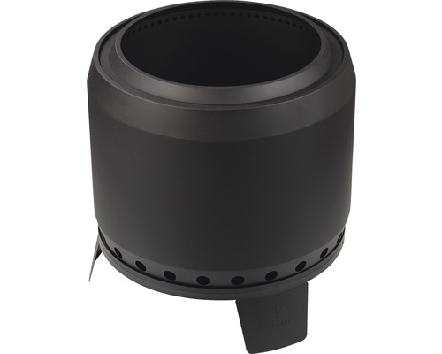 Feuerkorb aus Stahl mit Löchern für die Luftzirkulation