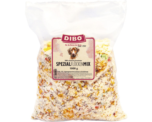 Ergänzungsfuttermittel DIBO® Spezial-Flockenmix 15 kg Dibo Spezialflockenmix, 1000 Gramm, Hunde Alleinfuttermittel