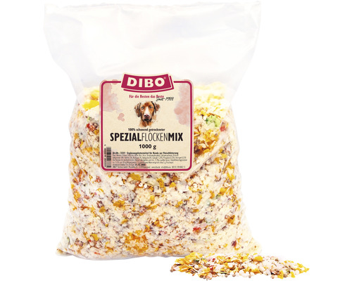 Ergänzungsfuttermittel DIBO® Spezial-Flockenmix 1 kg DIBO Spezialflockenmix für Hunde, 1000 Gramm