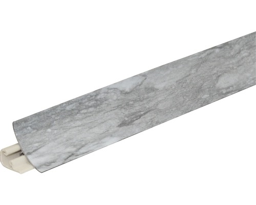 Wandabschlussleiste Black WAP 23 K5577 Länge: 635 mm Sockelleiste mit Marmoroptik