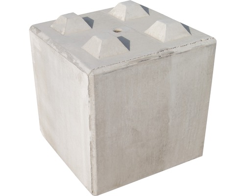 Betonblockstein Megablock Rd16 x 1/8" grau 60 x 60 x 60 cm-0