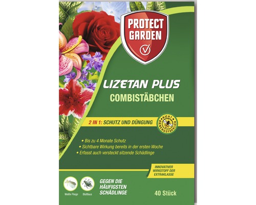 Combistäbchen gegen Pflanzenschädlinge Protect Garden Lizetan Plus 40 Stk.