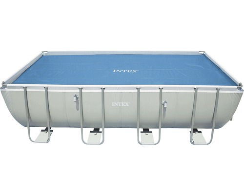 Rechteckiger Frame Pool mit Poolabdeckung von Intex
