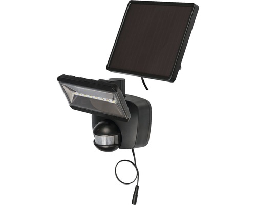 Solar LED Sensorstrahler SOL 800 IP44 mit Solar-Panel 400 lm 6000 K tageslichtweiß mit Bewegungsmelder anthrazit Leuchtdauer ca 3,5 h Brennenstuhl-0