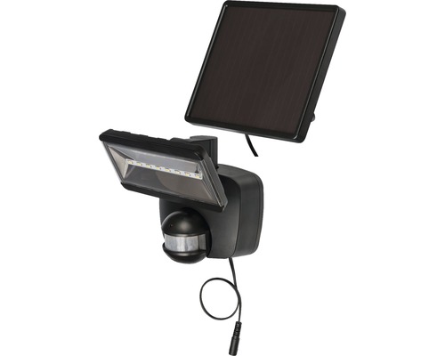 Solar LED Sensor Wandstrahler SOL 800 mit Solar-Panel 400 lm 6000 K anthrazit Leuchtdauer ca 3,5 h