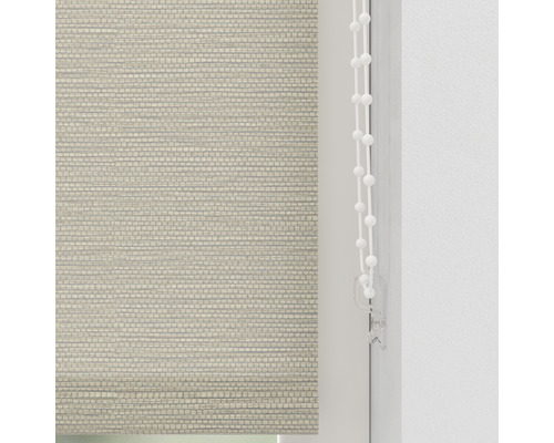 Rollo mit Zugschnur im Fenster