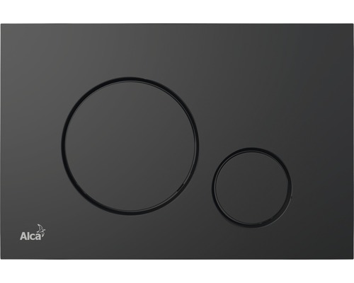 Betätigungsplatte Alca THIN Platte schwarz matt / Taster schwarz matt M678-0