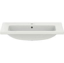 Waschbecken aus Keramik mit rechteckiger Form