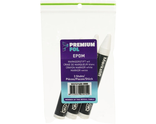 Packung mit drei weißen Markierstiften