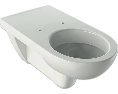 Wand-WC GEBERIT Renova Comfort Tiefspüler mit Spülrand weiß KeraTect® Spezialglasur ohne WC-Sitz 208520600
