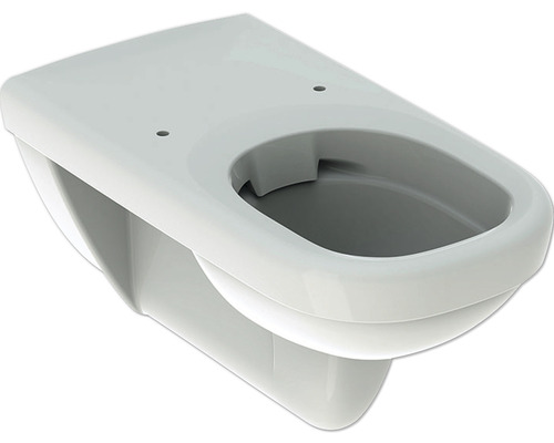 Wand-WC GEBERIT Renova Comfort Square Tiefspüler ohne Spülrand weiß KeraTect® Spezialglasur ohne WC-Sitz 208560600
