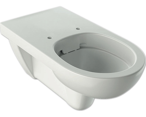 Wand-WC GEBERIT Renova Comfort Tiefspüler ohne Spülrand weiß ohne WC-Sitz 208570000