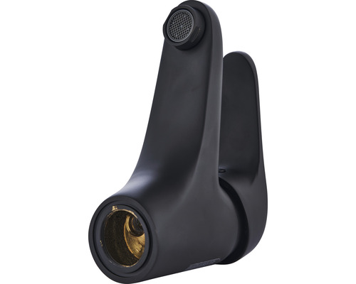 Schwarzer Waschtisch Einhebelmischer