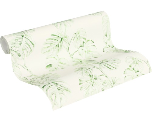Tapetenrolle mit Monstera-Blattmuster