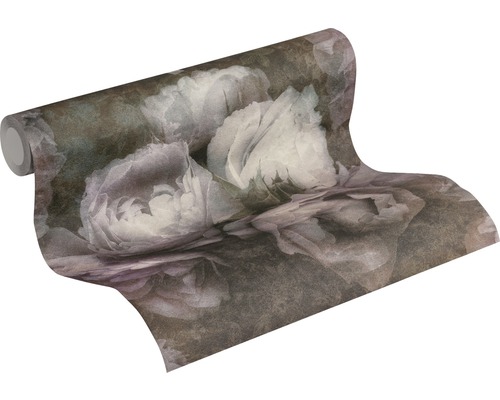 Tapetenrolle mit floralem Muster