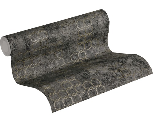 Tapetenrolle mit sechseckigem Muster