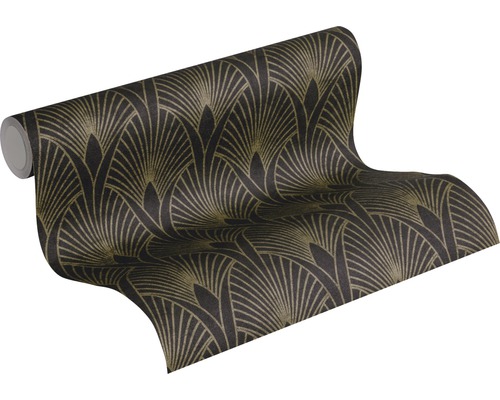 Tapetenrolle mit stilisiertem Fächermuster