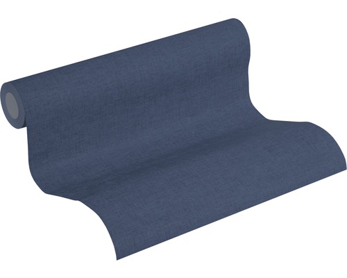 Blaue Textiltapete auf Rolle