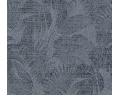Vliestapete 37396-5 New Walls Dschungel blau Tapete mit Blattmuster