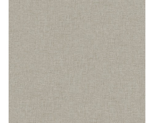 Vliestapete 37430-8 New Walls Uni textil taupe-0