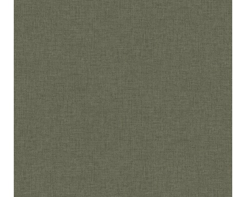 Vliestapete 37431-2 New Walls Uni textil oliv